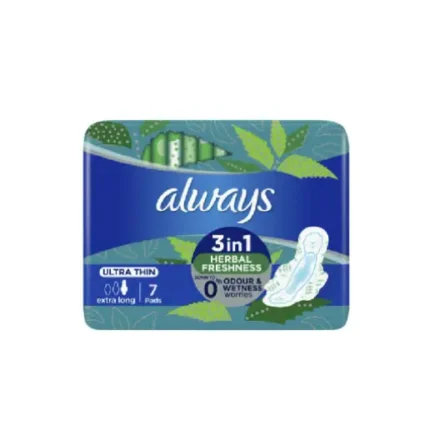 Always Ultra Delight, Extra Long Sanitary Pads, 7 Pieces