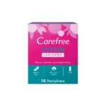 Carefree Panty Liners Cotton Unscented 56pcs