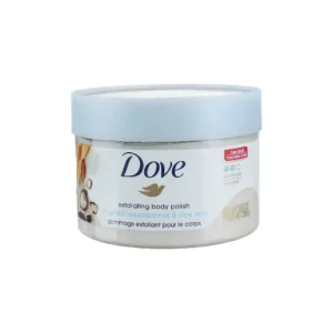 دوف مقشر الجسم - حبيبات الماكاديميا المهروسة وحليب الأرز