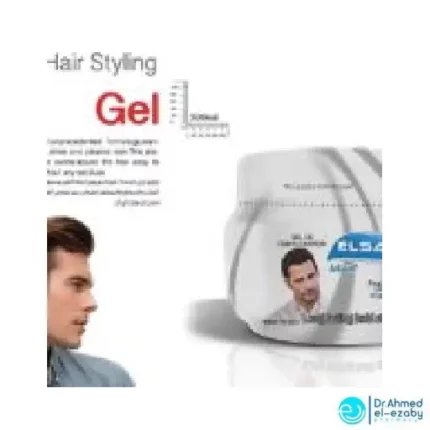 ElSada Professional Styling Hair Gel - 500 Ml-Available in green, gray, yellow and army green - Image 3