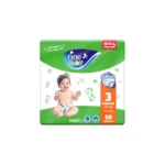 Fine Baby diaper size 3 medium (4-9kg)pack of 58 pieces, new and improved doublelock barries
