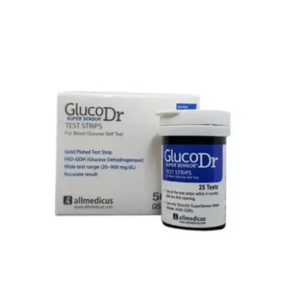 GlucoDr Super Sensor Blood Glucose Seif Test (50 Strips)