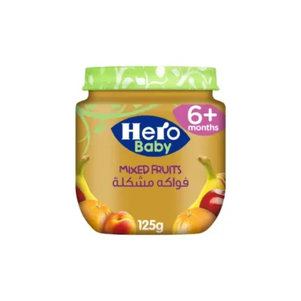 Hero Baby Mixed Fruits Jar, 6 months - 125 gm