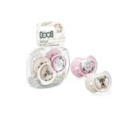 LOVI Silicone Dynamic Soother 3-6m 2 pcs Wild Soul girl