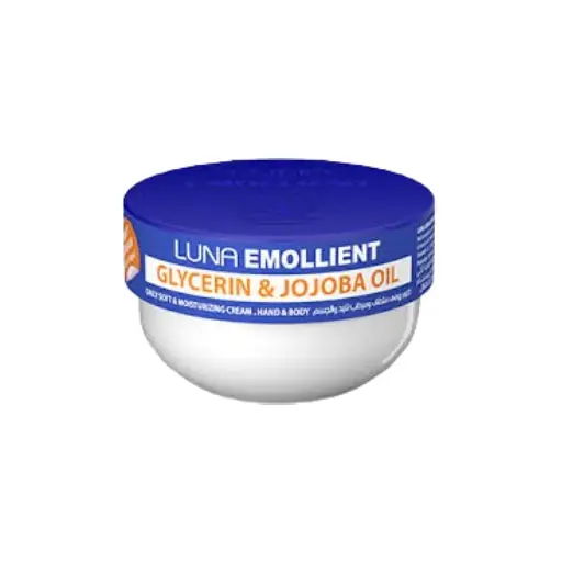 Luna Emollient soft cream glycerin & jojoba oil 160 gm