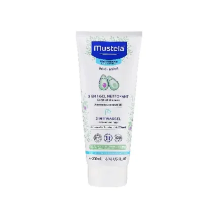 MUSTELA 2 IN 1 HR BODY Cleansing Gel Avocado 200ML