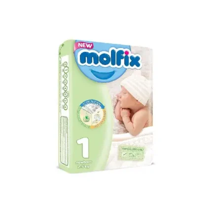 Molfix Diapers Small Pack Newborn Comfortfix -11 Pcs, Size 1