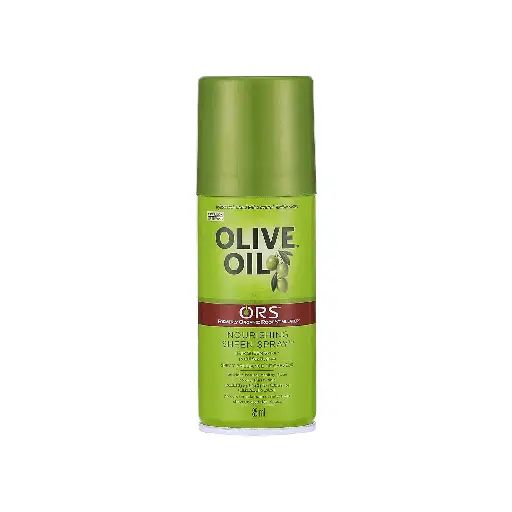 ORS Olive Oil Nourishing Hair Sheen Spray | Provides Natural, Healthy Sheen to Dry & Thirsty Hair | For Smooth, Shiny & Frizz Free Hair - 85 ml