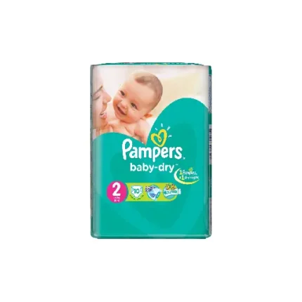 Pampers Diapers Baby Dry Mini 2, 10 Pcs