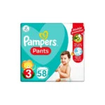 Pampers Pants Jumbo - Size 3 - 58 Count