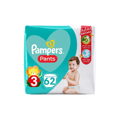 Pampers Pants diapers Size 3, 6-11 Kg, 62 diapers