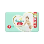 Pampers Premium Care Pants Diapers, Size 4, 9-14kg, The Softest Diaper with Stretchy Sides for Better Fit, 44 Baby Diapers