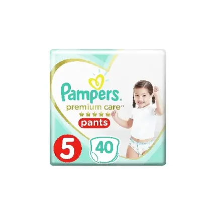 Pampers Premium Care, Size 5, Junior, 12-18 kg, Jumbo Pack, 40 Diaper Pants