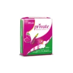 Private Natural Cotton Feel, Maxi Thick,Folded with wings, Normal Sanitary Pads, 30 pads