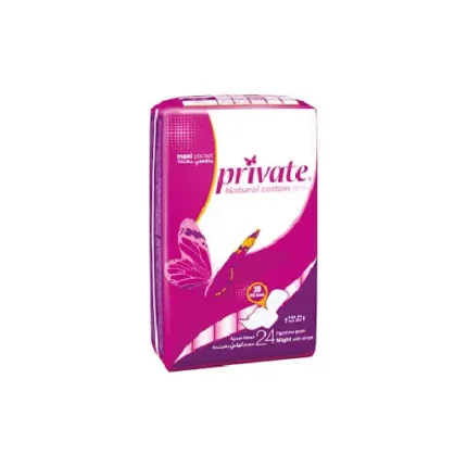 Private Sanitary Napkins, 24 Pieces