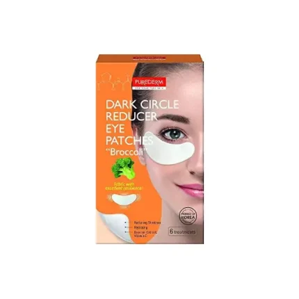 Purederm eye patches dark circle reducer broccoli 6pcs