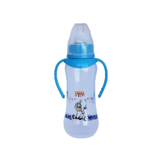 Safari Feeding Bottle with Handles, 250 ml - Multi Color (1) Safari Feeding Bottle with Handles, 250 ml - Multi Color