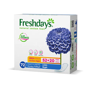 Sanita Freshdays Long Panty Liners, 72 Counts
