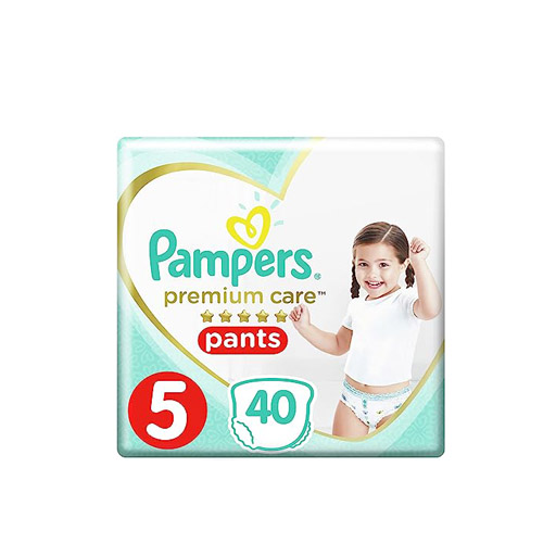 Pampers Premium Care, Size 5, Junior, 1218 kg, Jumbo Pack, 40 Diaper