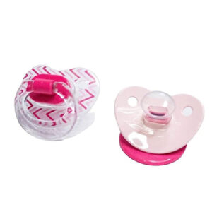 Wee Baby Orthodontic Silicone Soother for Girls Number 2-2 Pieces