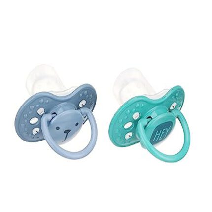 LOVI Silicone Dynamic Soother 6-18m 2 pcs Hey Boy - Image 1