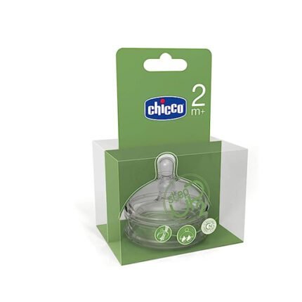 Chicco Step Up Teat 2 2M+ AdjUStable Flow 2 Pcs 1/6 - Image 1