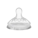 Wee Baby 150 Natural Feeling Silicone Nipple for Bottle, 2 Pieces - Clear