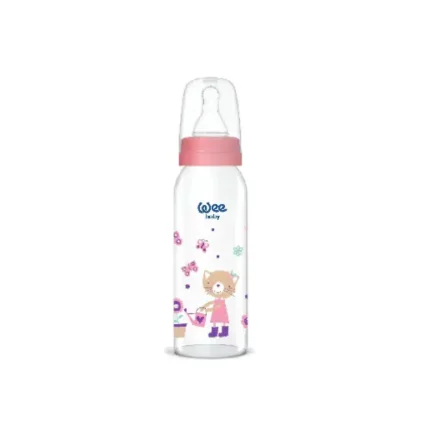 Wee Baby Glass Feeding Bottle, 250cc - 876