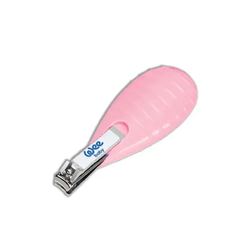 Wee Baby Nail Clipper with Handle - Pink