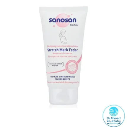 sanosan Stretch Marks Minimiser Clinically Tested - Proven to Reduce Stretch Marks After Pregnancy - Stretch Marks Cream Without Paraffin Oil, Dyes, Silicones, Parabens 75 ml - Image 2