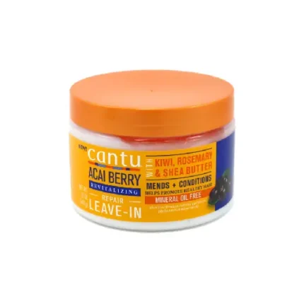 Cantu Acai Berry Leave-In Revitalizing Repair Cream 12 Ounce