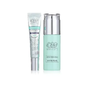 Eva skin clinic white pearl whitening night cream 50 ml + whitening & moisturizing cream 'eye contour - 15 ml for free
