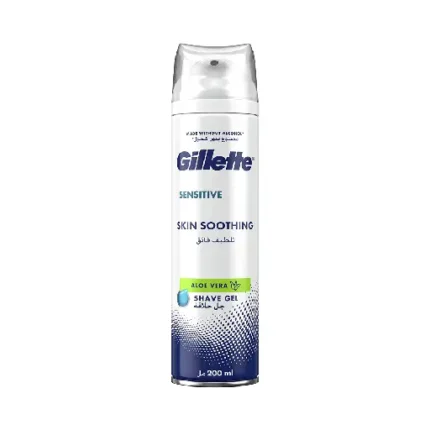 Gillette Shaving Gel Sensitive Skin 200 ml Super Cactus