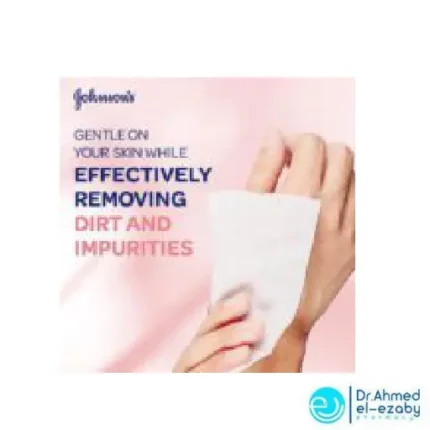 JOHNSON?S Cleansing Facial Micellar Wipes, Refreshing, Normal Skin, Pack of 25 wipes - Image 2