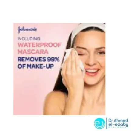 JOHNSON?S Cleansing Facial Micellar Wipes, Refreshing, Normal Skin, Pack of 25 wipes - Image 3