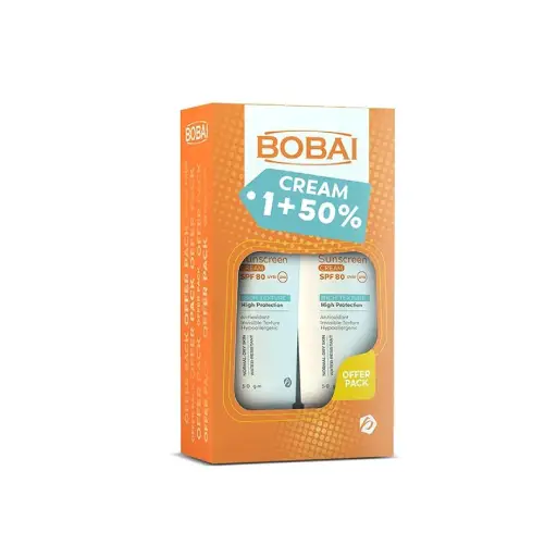 bobai sun screen cream 50 gm spf 80 1+50% offer