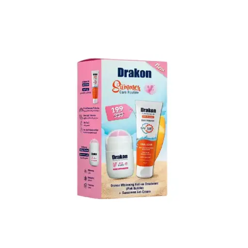 DRAKON WHITENING ROLL ON +GEL CREAM 60GM