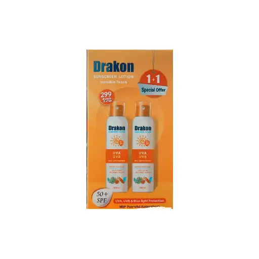 Drakon sun screen lotion 1+1 offer X