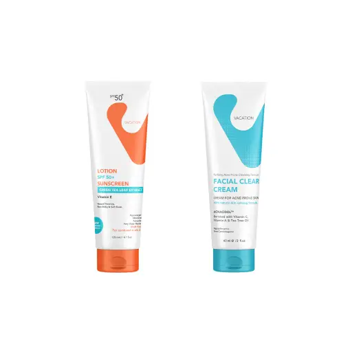 VACATION LOTION 120ML+facial cream 60ml offer