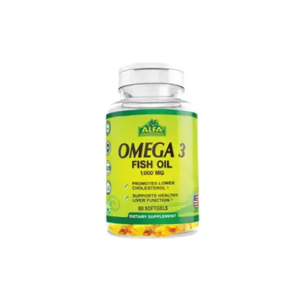 Alfa omega 3 Fish Oil 1000mg 60 softgels