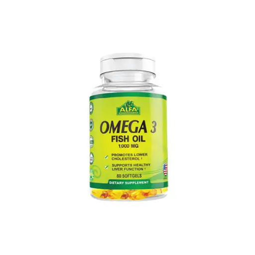 Alfa omega 3 Fish Oil 1000mg 60 softgels