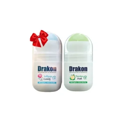 Drakon whitening roll on deodorant lollipop candy and passion peak OFFER (1+1) 50 ml