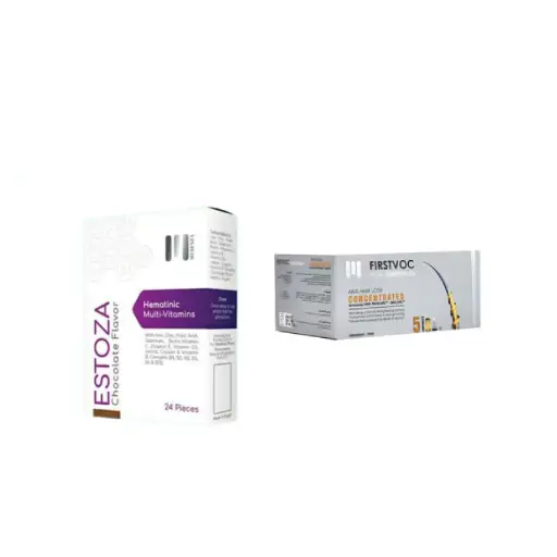 (OFFER( Estoza Chocolate Flavor+Firstvoc hair Ampoules