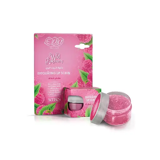 Eva Skin Care Exfoliating Lip Scrub Raspberry Flavored 20 GM