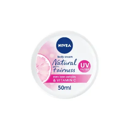 NIVEA Body Cream Even Tone, Natural Fairness Complex & Vitamin C, All Skin Types, Jar 200ml