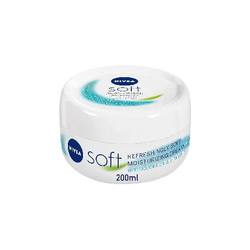 NIVEA Soft Refreshing & Moisturizing Cream, Jar 200ml