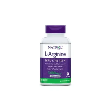 Natrol, L-Arginine, Extra Strength, 3,000 mg, 90 Tablets (3,000 mg per Tablet)