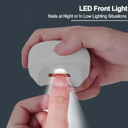 Automatic Electric Nail Clipper with LED Light - Image 2