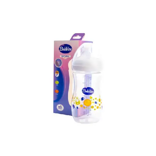 BUBBLES NATURAL FEEDING BOTTLE 280ML