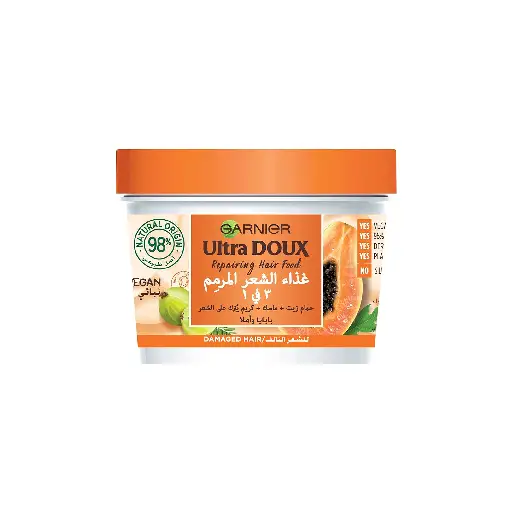 Garnier ultra doux repairing damag hair food 390ml